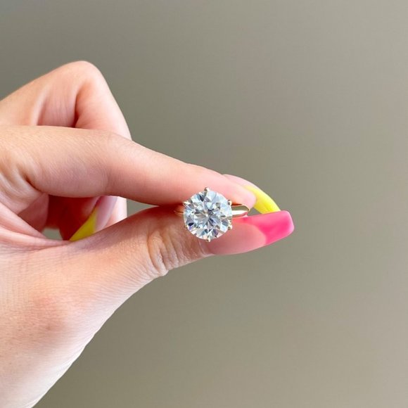 Certified 5ct. t.w. Diamond Solitaire Engagement Ring - Picture 7 of 16